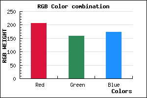 rgb background color #CE9EAD mixer