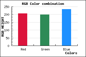 rgb background color #CEC6E9 mixer