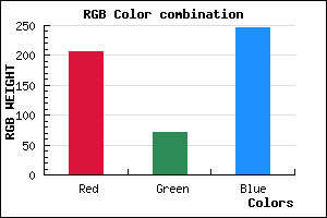 rgb background color #CE48F7 mixer