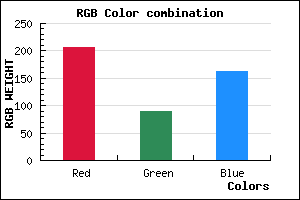 rgb background color #CE5AA2 mixer