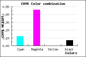 #CF80EC color CMYK mixer