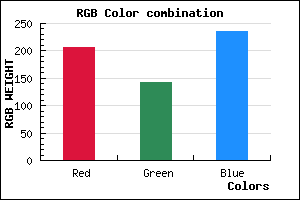 rgb background color #CF8EEC mixer