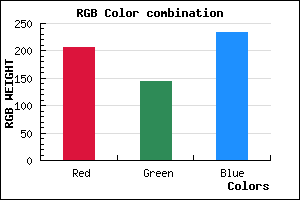 rgb background color #CF91E9 mixer