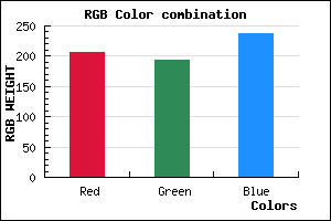 rgb background color #CFC2EE mixer