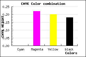 #D0A2A6 color CMYK mixer