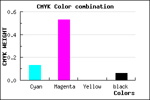 #D171EF color CMYK mixer