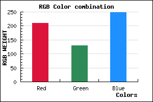 rgb background color #D182F8 mixer