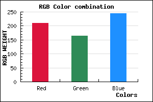 rgb background color #D1A4F4 mixer