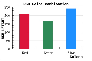 rgb background color #D1A6F0 mixer