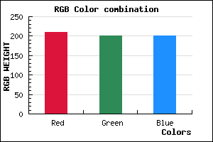 rgb background color #D1C8C8 mixer