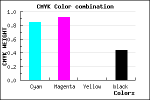#150B90 color CMYK mixer