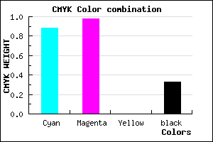 #1504AB color CMYK mixer
