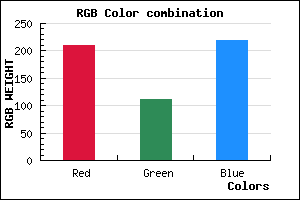rgb background color #D26FDB mixer