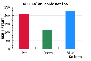 rgb background color #D26FE1 mixer