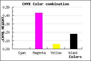 #D278C6 color CMYK mixer