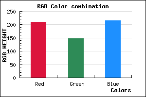 rgb background color #D294D8 mixer