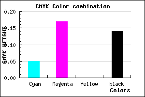#D2B6DC color CMYK mixer