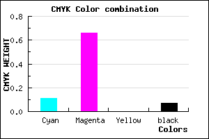 #D250EC color CMYK mixer