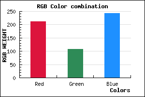 rgb background color #D36CF3 mixer