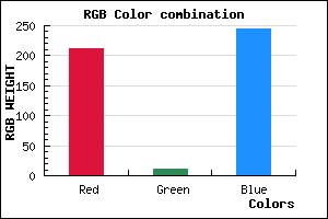 rgb background color #D30BF5 mixer