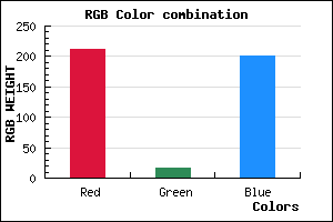 rgb background color #D311C8 mixer