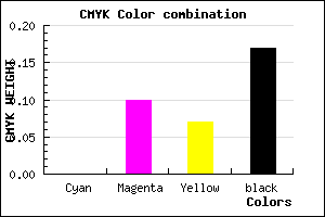 #D3BDC4 color CMYK mixer