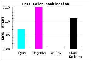 #D3C1E3 color CMYK mixer