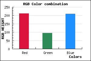 rgb background color #D35FD1 mixer