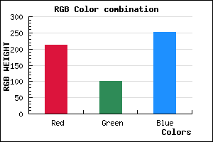 rgb background color #D464FC mixer