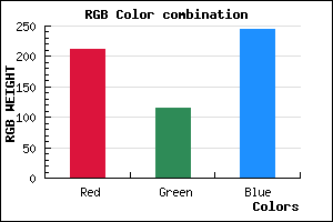 rgb background color #D473F5 mixer