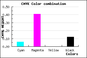 #D485E1 color CMYK mixer