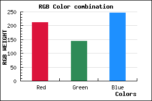 rgb background color #D490F7 mixer