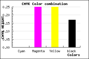 #D4A0A0 color CMYK mixer