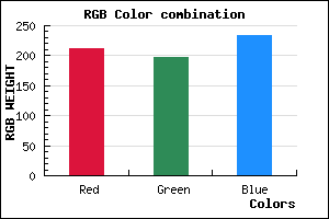 rgb background color #D4C5E9 mixer