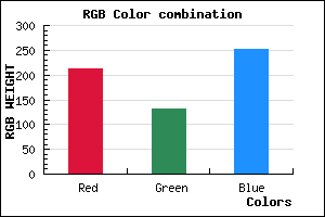 rgb background color #D584FC mixer