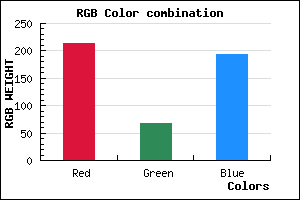 rgb background color #D543C2 mixer