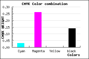 #D6A2DC color CMYK mixer