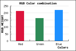 rgb background color #D6A2DC mixer