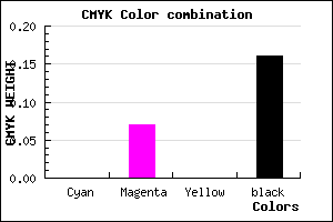 #D6C8D5 color CMYK mixer