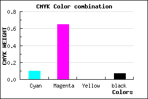 #D654EE color CMYK mixer