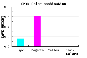 #D663FF color CMYK mixer