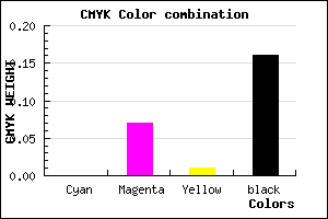 #D7C7D5 color CMYK mixer