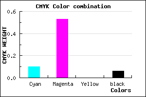 #D870EF color CMYK mixer