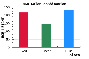 rgb background color #D890E6 mixer