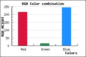 rgb background color #D80FF5 mixer