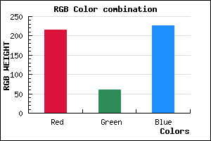 rgb background color #D83CE2 mixer