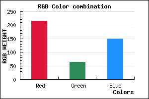 rgb background color #D84096 mixer