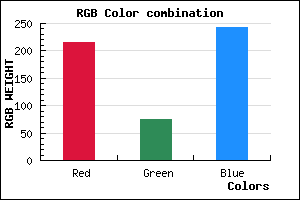 rgb background color #D84AF2 mixer