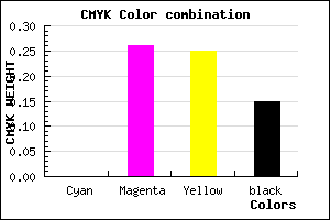 #DAA2A3 color CMYK mixer