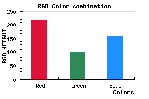 rgb background color #DB65A0 mixer